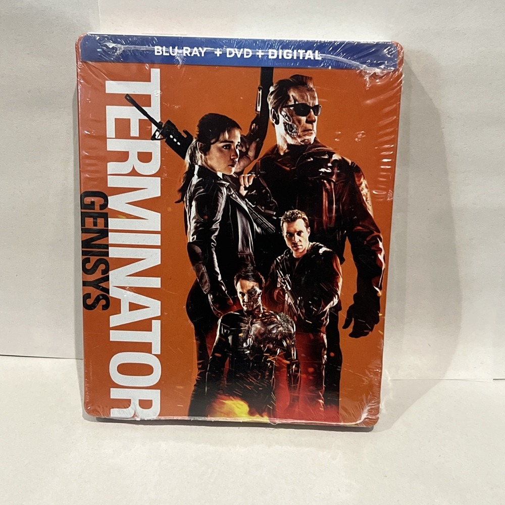 Terminator Genisys Steelbook Blu-Ray + DVD +‎ Digital New Sealed Schwarzenegger